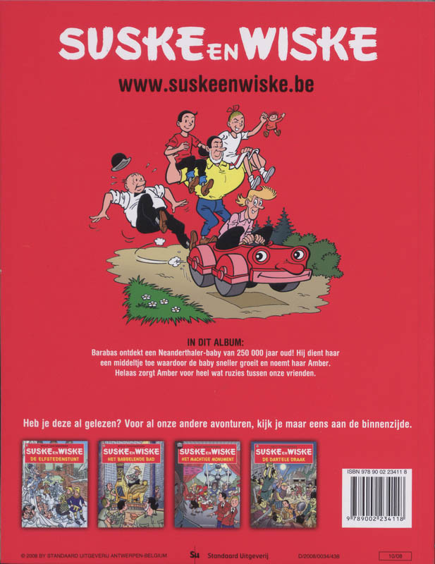 Amber / Suske en Wiske / 259 achterkant