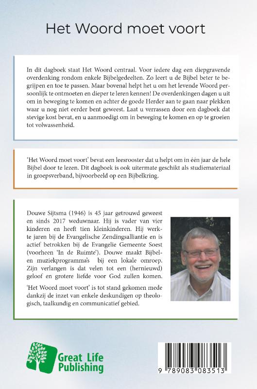 Het woord moet voort achterkant