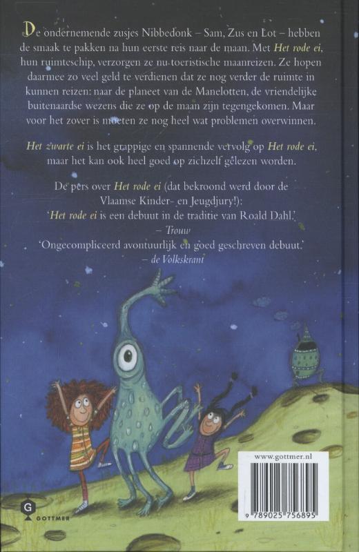 Het zwarte ei achterkant