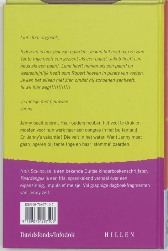 Paardengek achterkant