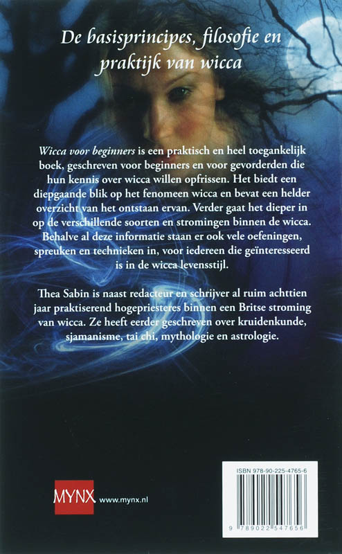 Wicca Voor Beginners achterkant