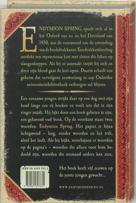 Endymion Spring achterkant