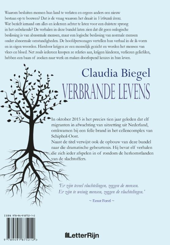 Verbrande levens achterkant