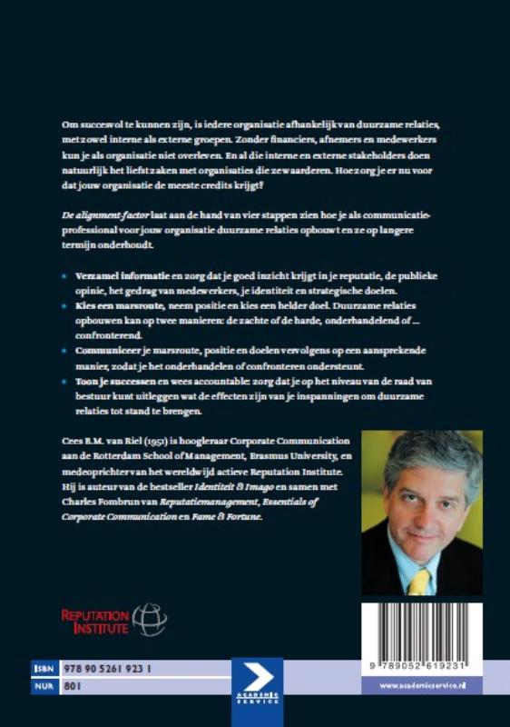 The alignment factor achterkant