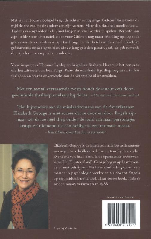 Inspecteur Lynley-mysterie 11 -   Verrader van het verleden achterkant
