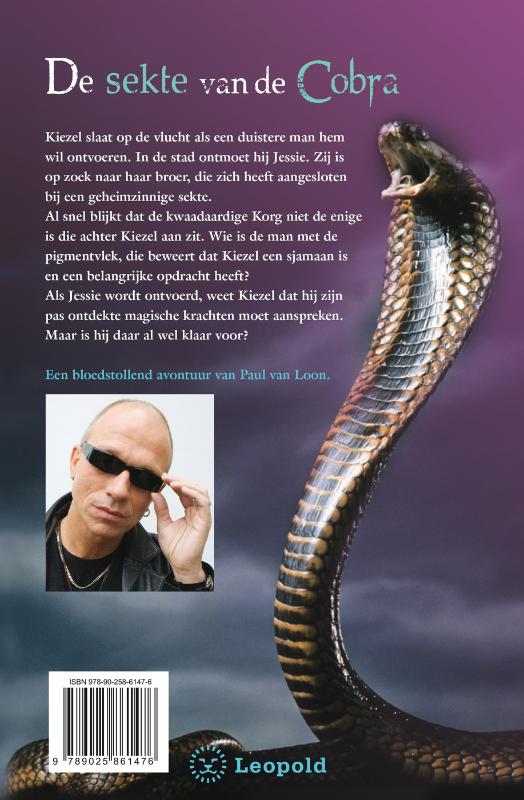 De sekte van de cobra achterkant