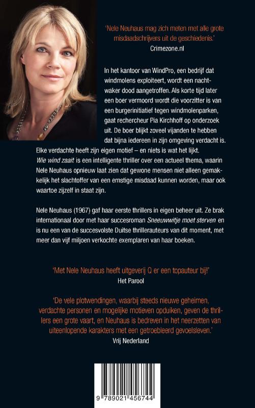 Wie wind zaait / Bodenstein & Kirchoff / 5 achterkant