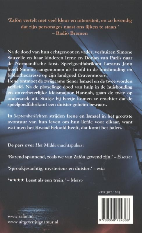 Septemberlichten achterkant