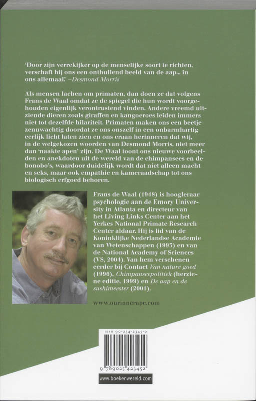 De Aap In Ons achterkant