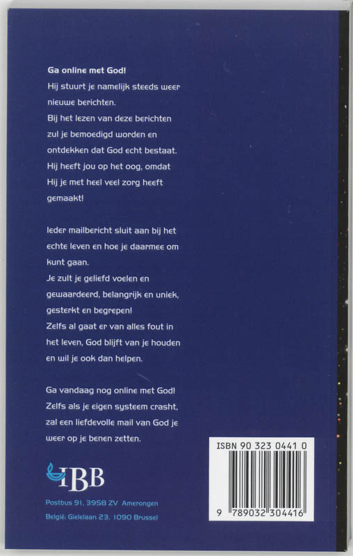 Online Met God achterkant