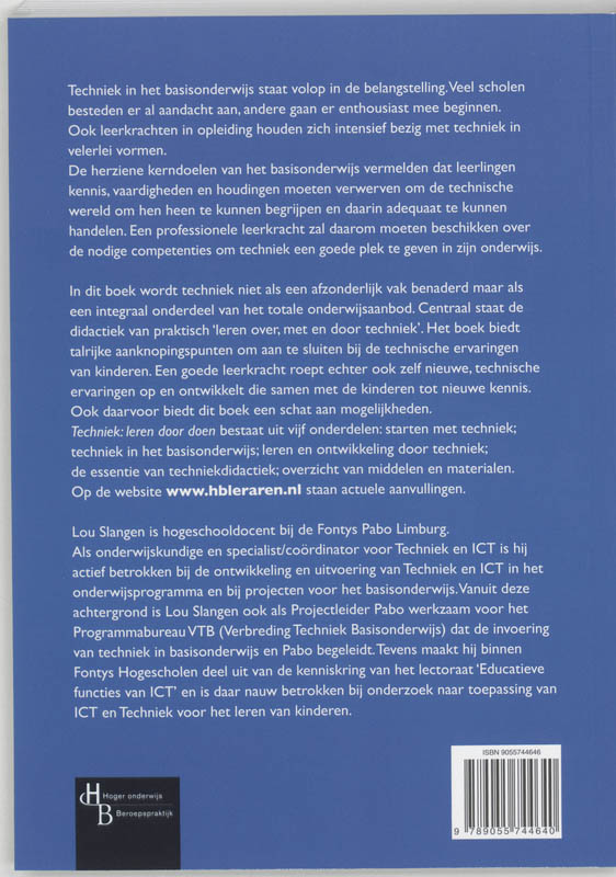 Techniek : Leren Door Doen achterkant
