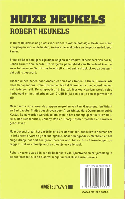 Huize Heukels / Amstel Sport achterkant