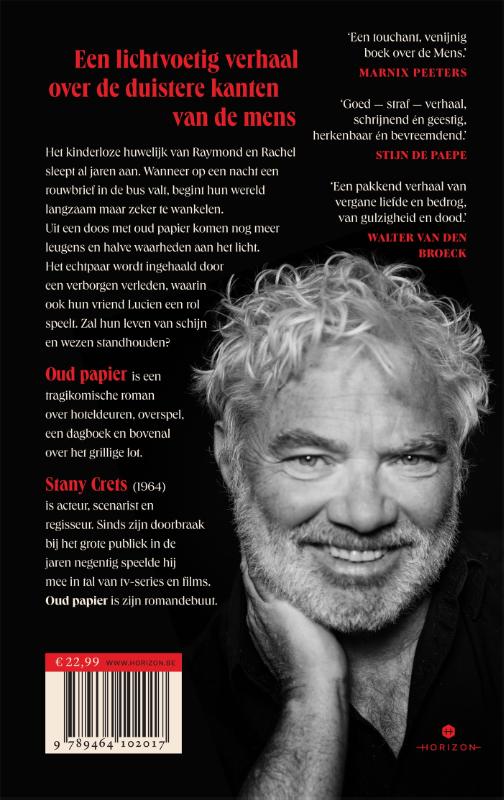 Oud papier achterkant