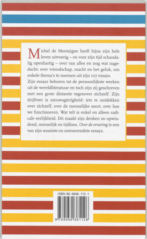 Over de ervaring achterkant