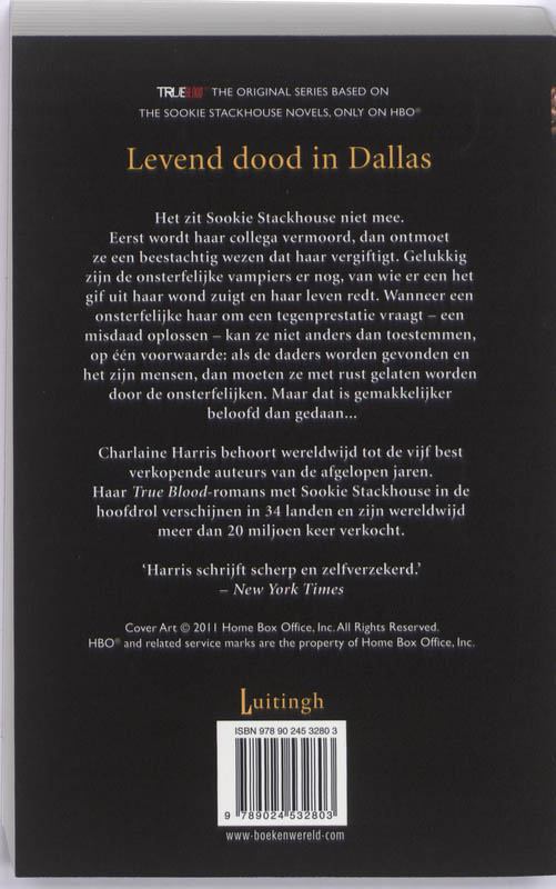 Levend dood in Dallas / True blood / 2 achterkant