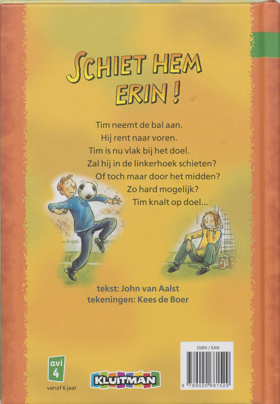 Schiet hem erin! / Klavertje twee-serie / AVI 4 achterkant