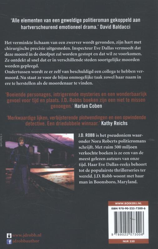 Vermoorde harten / Eve Dallas / 8 achterkant