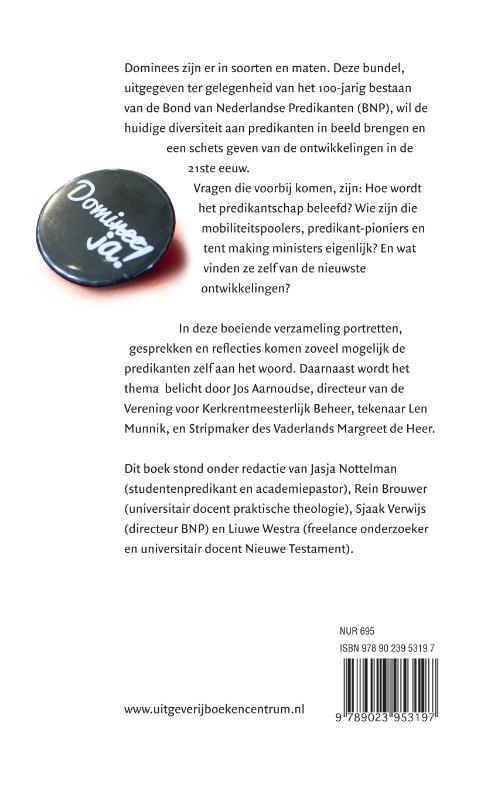 Preektijgers, pastores, pioniers achterkant