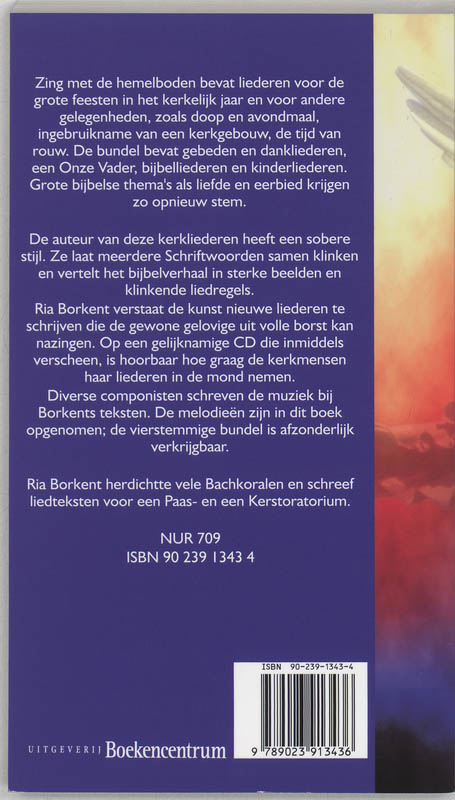 Zing Met De Hemelboden achterkant