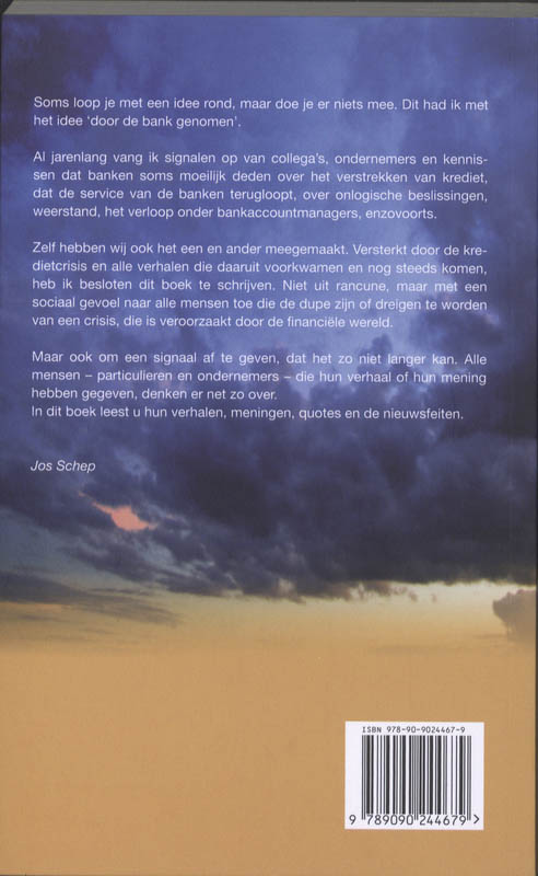 Door de bank genomen / achterkant