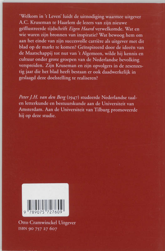 Welkom in 't leven achterkant