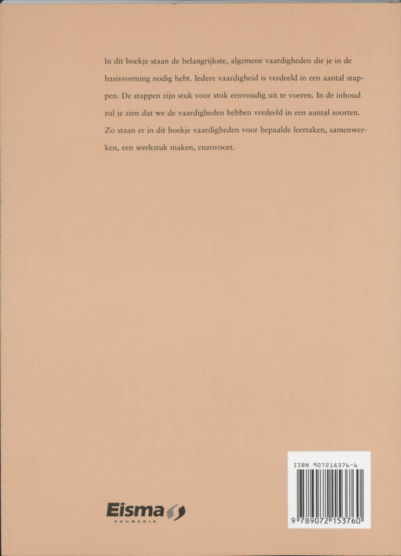 Vaardigheden compact Vmbo basisvorming achterkant