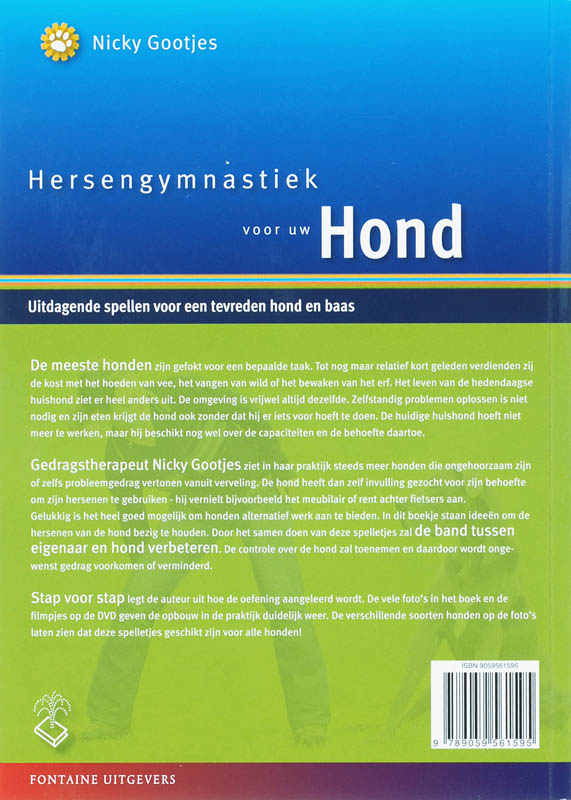 Hersengymnastiek Voor Uw Hond Incl Dvd achterkant