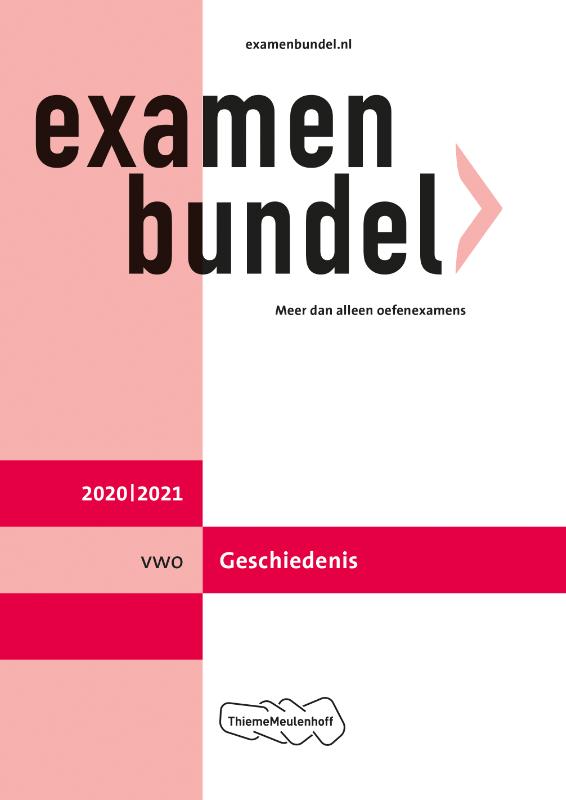 Examenbundel vwo Geschiedenis 2020/2021