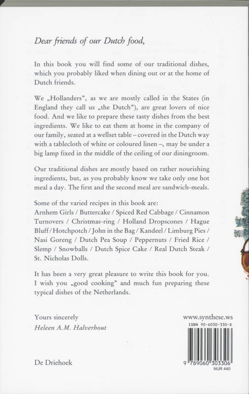 Dutch cooking achterkant