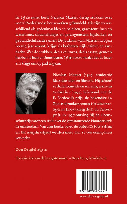 Lof der stenen achterkant