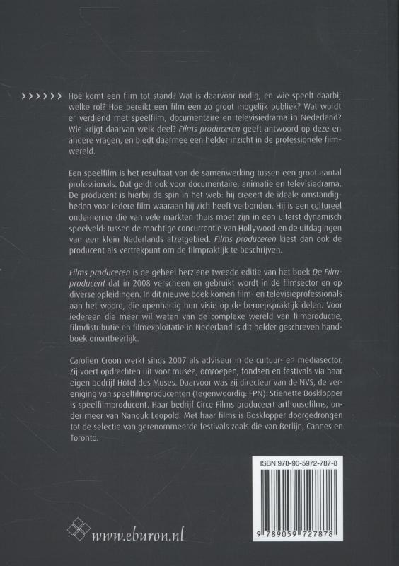 Films produceren achterkant