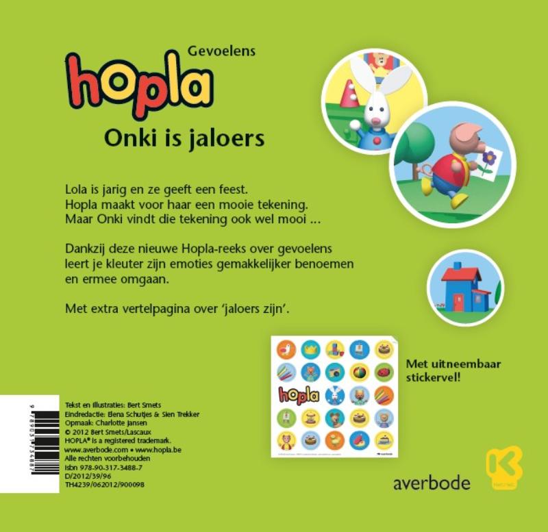 Hopla - Onki is jaloers achterkant