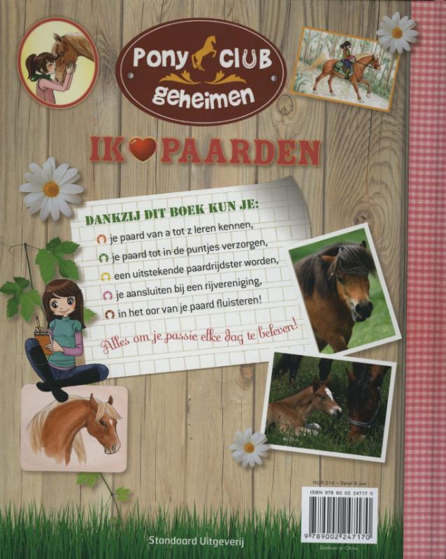 Ik hou van paarden / Pony club geheimen achterkant