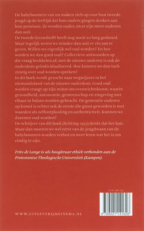 De mythe van het voltooide leven achterkant