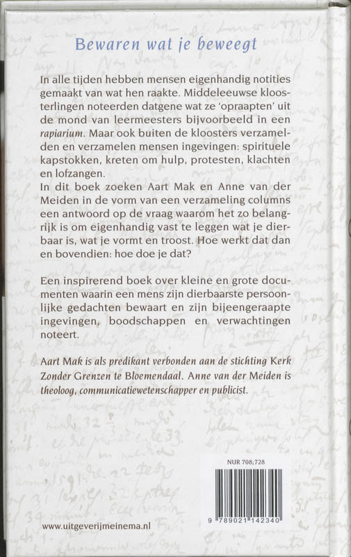Eigenhandig achterkant