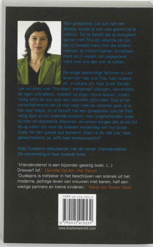 De Nakomeling achterkant