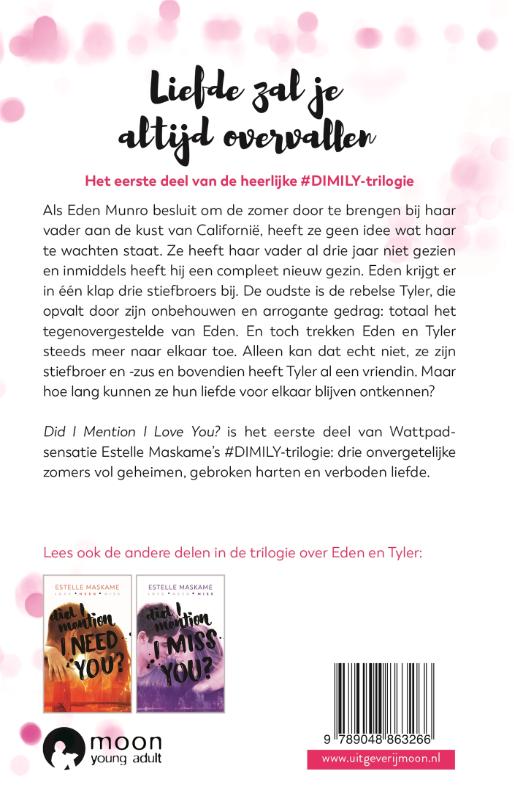 Did I Mention I Love You? achterkant