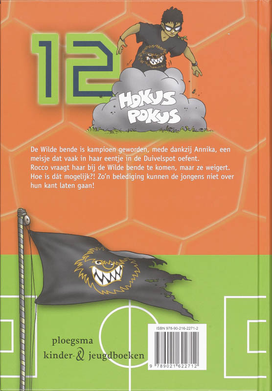 Rocco de tovenaar / De wilde voetbalbende / 12 achterkant
