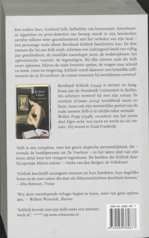 De Oude Zonden achterkant