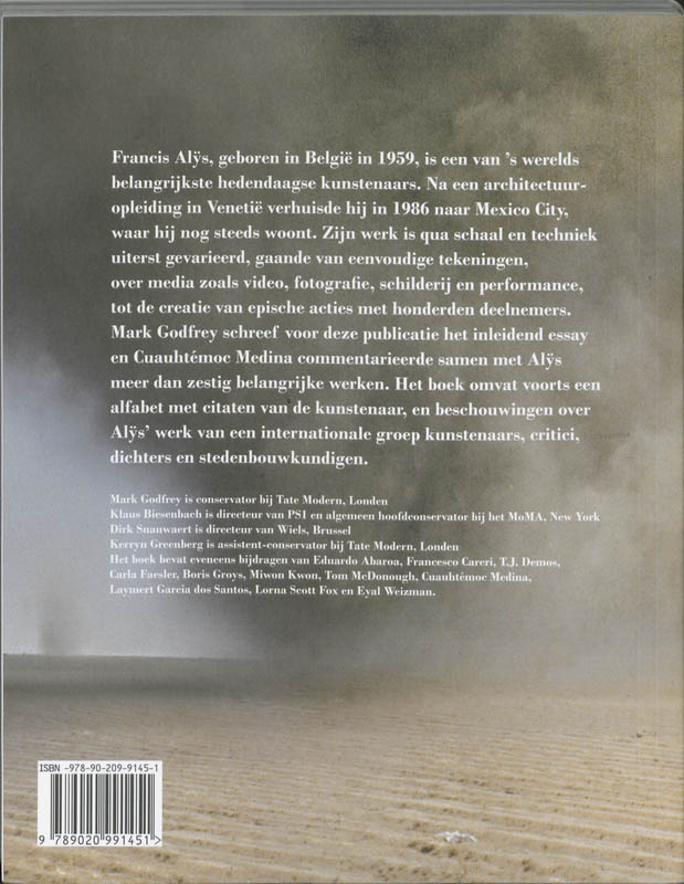 Francis Alÿs - NL achterkant