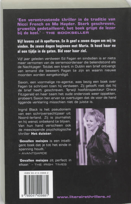 Gevallen Meisjes achterkant