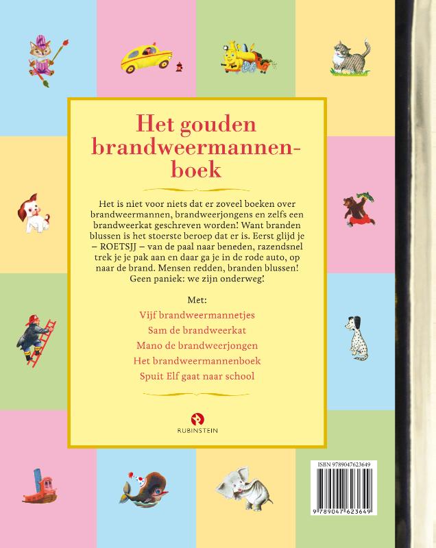 Het Gouden Brandweermannenboek / Gouden Voorleesboeken achterkant