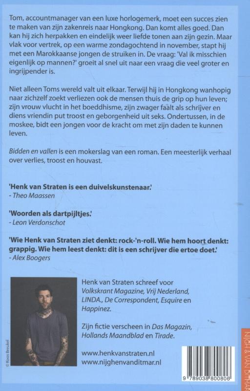 Bidden en vallen achterkant