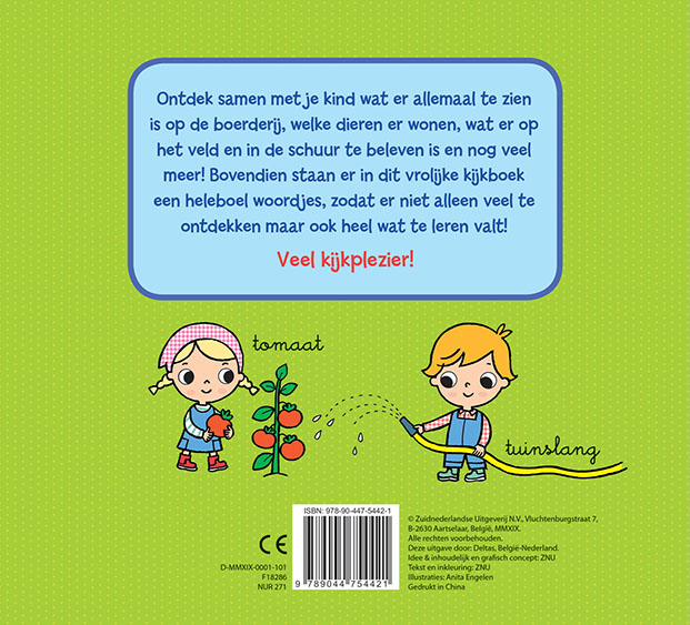 Mijn eerste boerderij kijkboek achterkant