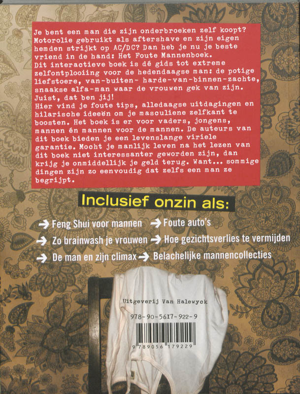 Het foute mannenboek achterkant