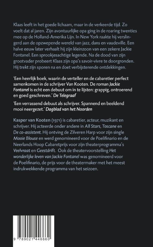 Het wonderlijke leven van Jackie Fontanel achterkant