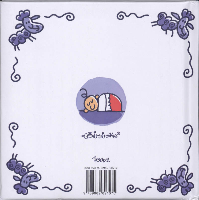 Een schaap met witte voetjes? achterkant