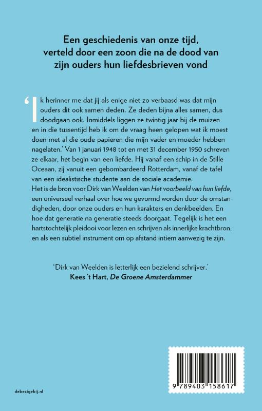 Het voorbeeld van hun liefde achterkant