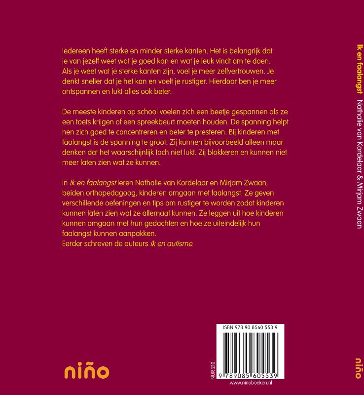 Ik en faalangst / 5e achterkant