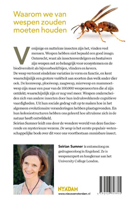 De wesp achterkant